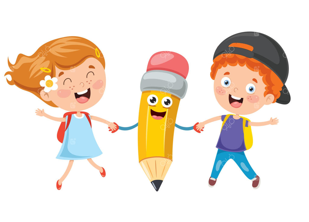 کودکان بامزه در حال بازی در خانه مدادی