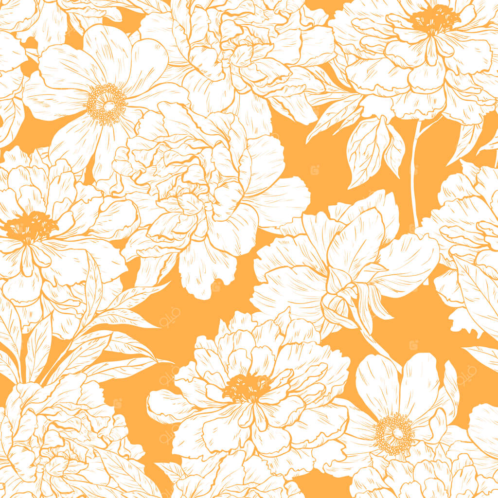 طرح گلدار با گل‌ها