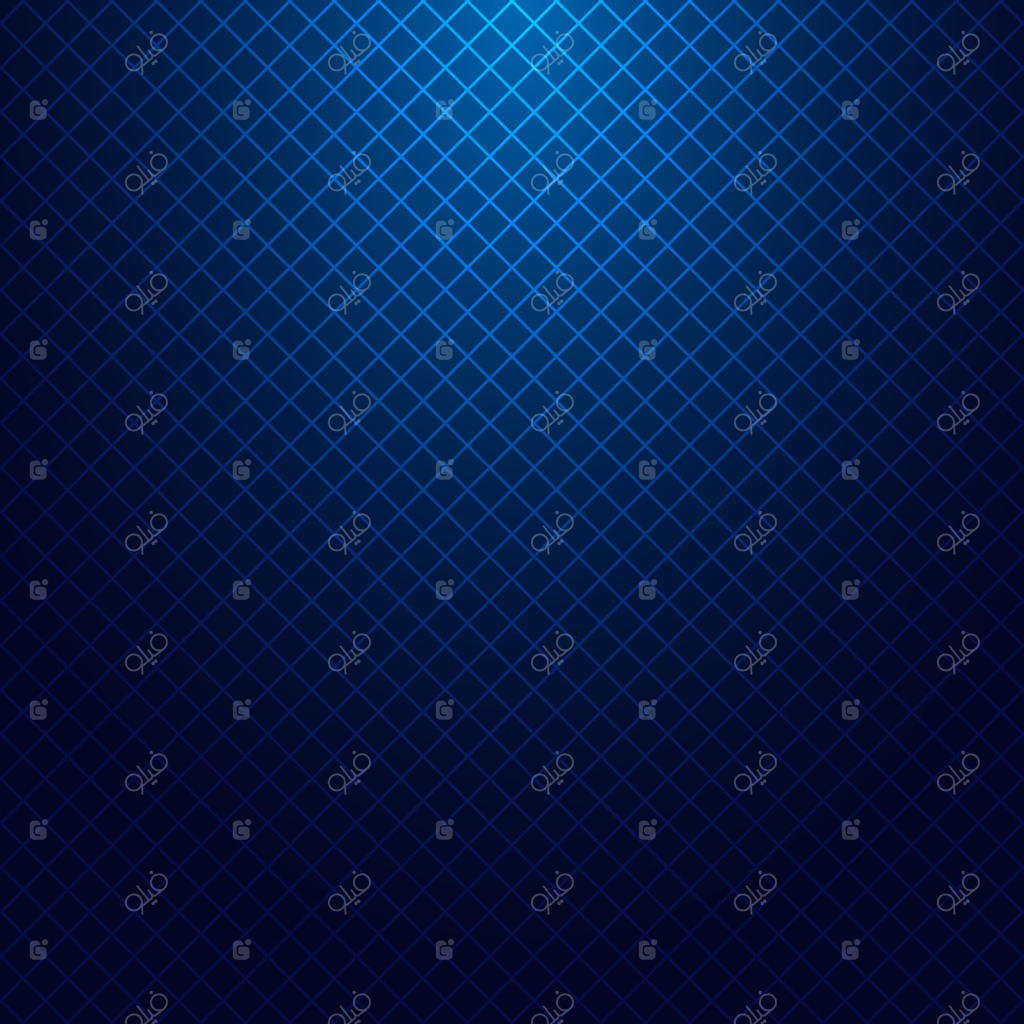 طرح خطوط شبکه‌ای روی پس‌زمینه آبی تیره با بافت و افکت نورپردازی.