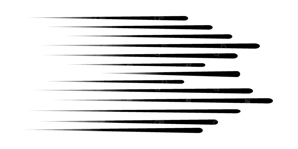 خطوط سرعت در انیمه برای اثر سریع. نوارهای حرکت افقی در مانگا. حرکت سریع کمیک با گرادیان نیم‌تن انتزاعی.