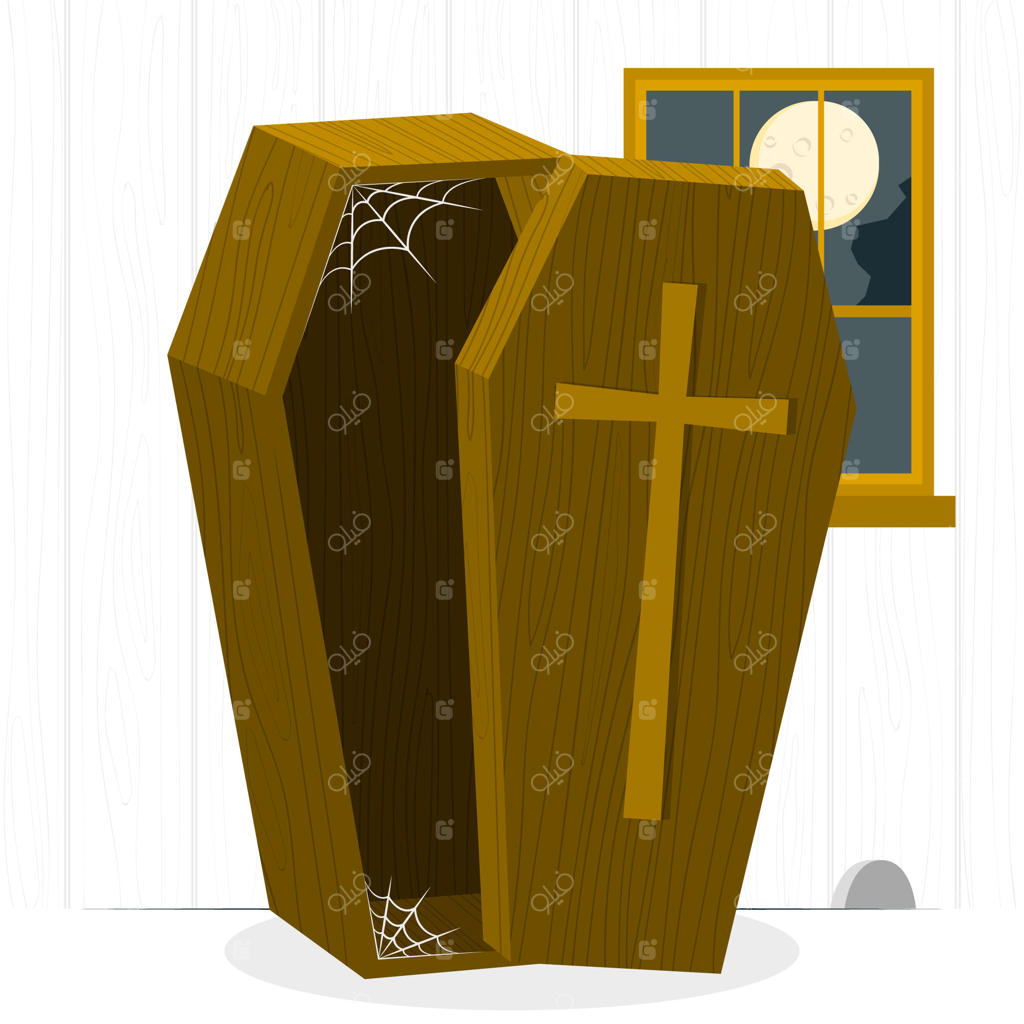 تصویرسازی مفهوم تابوت