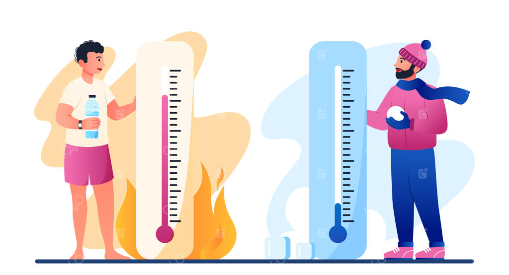 هوای گرم و سرد