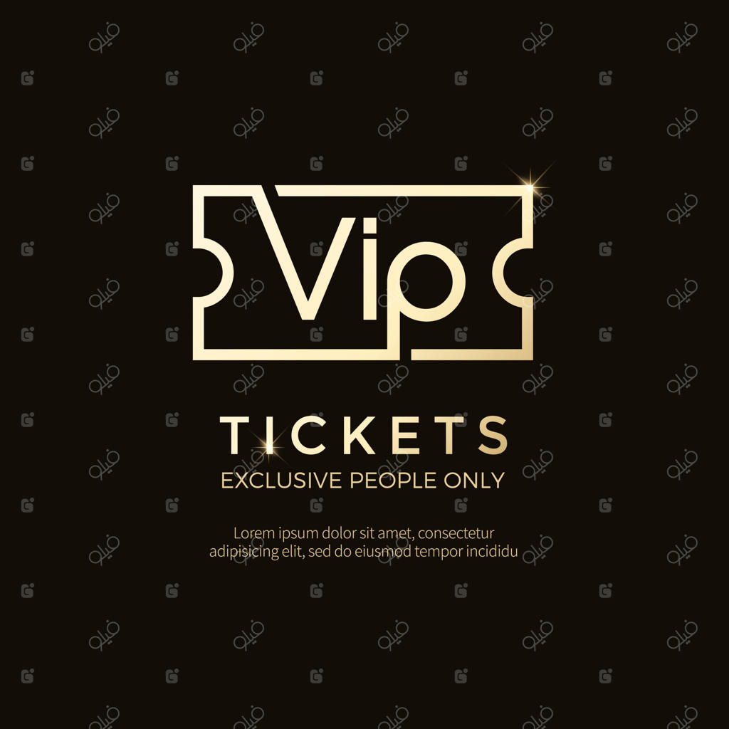 برچسب‌های لوکس VIP و نشان‌های طلایی