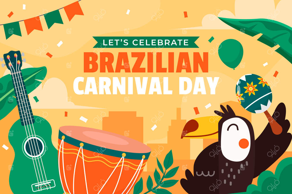 پس‌زمینه تخت کارناوال برزیلی