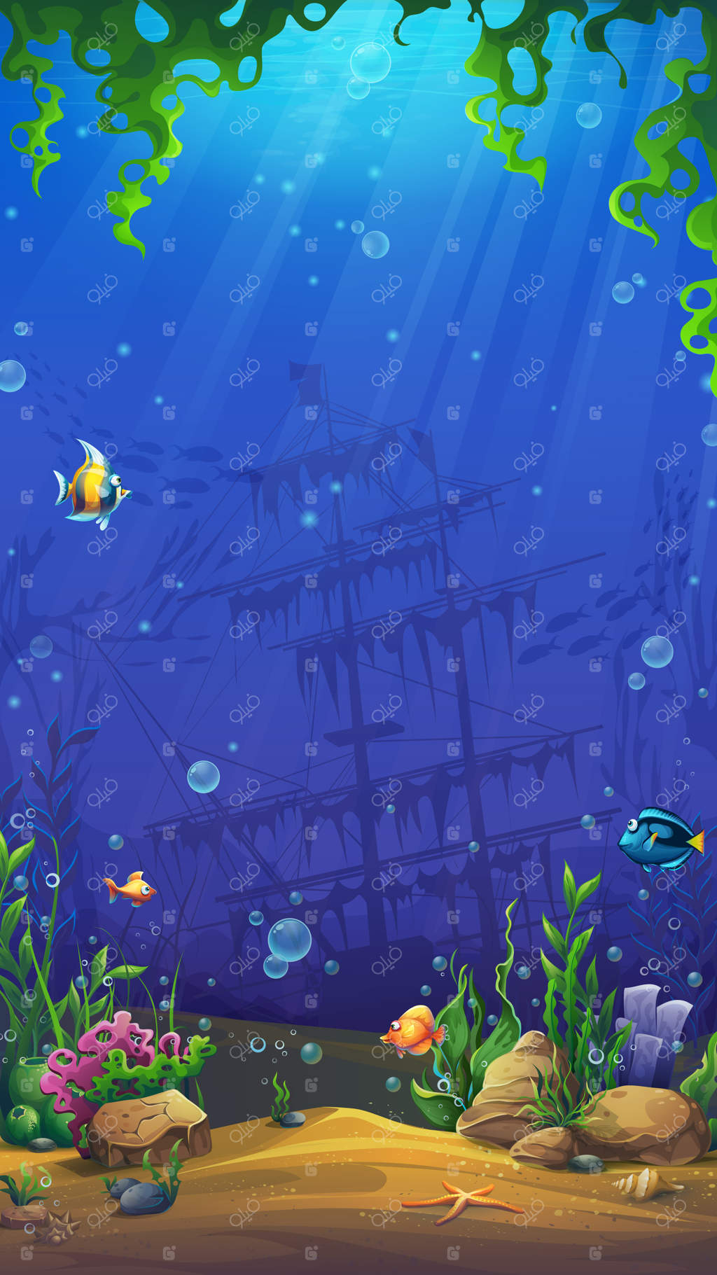 تصویر دنیای ماهجونگ ماهی‌ها