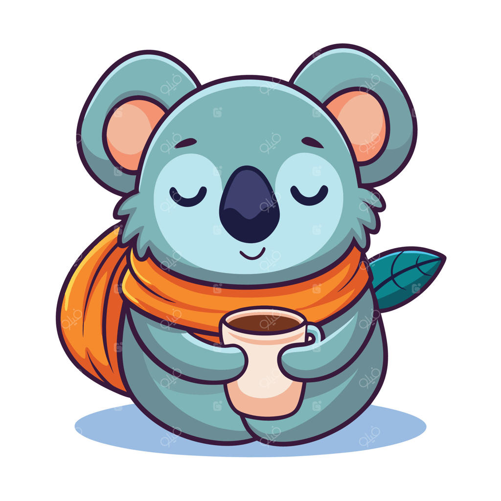 زمان چرت بغل‌کردنی کوآلا با قهوه و پتوی نرم