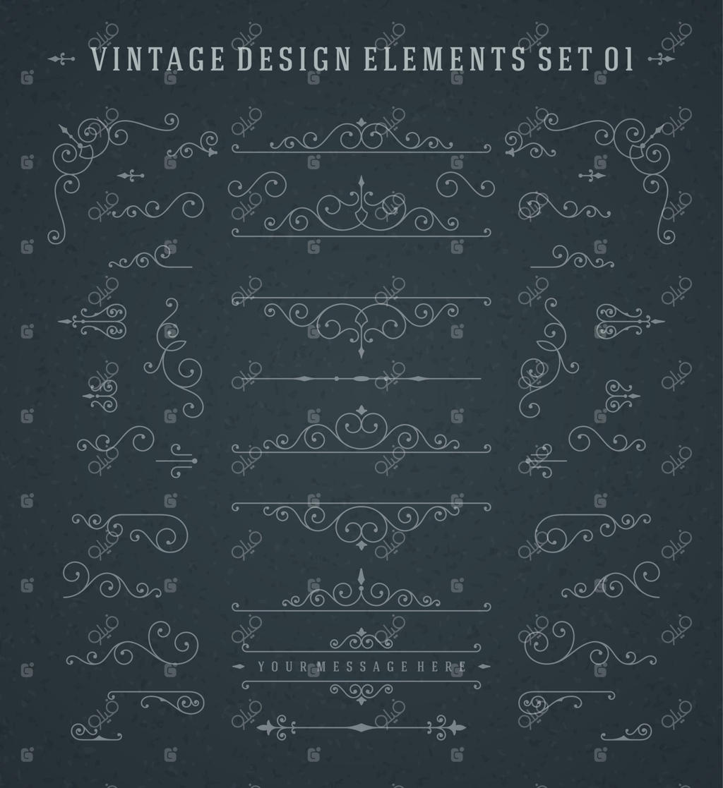 عناصر طراحی زیورآلات و تزئینات قدیمی با طرح‌های مارپیچ