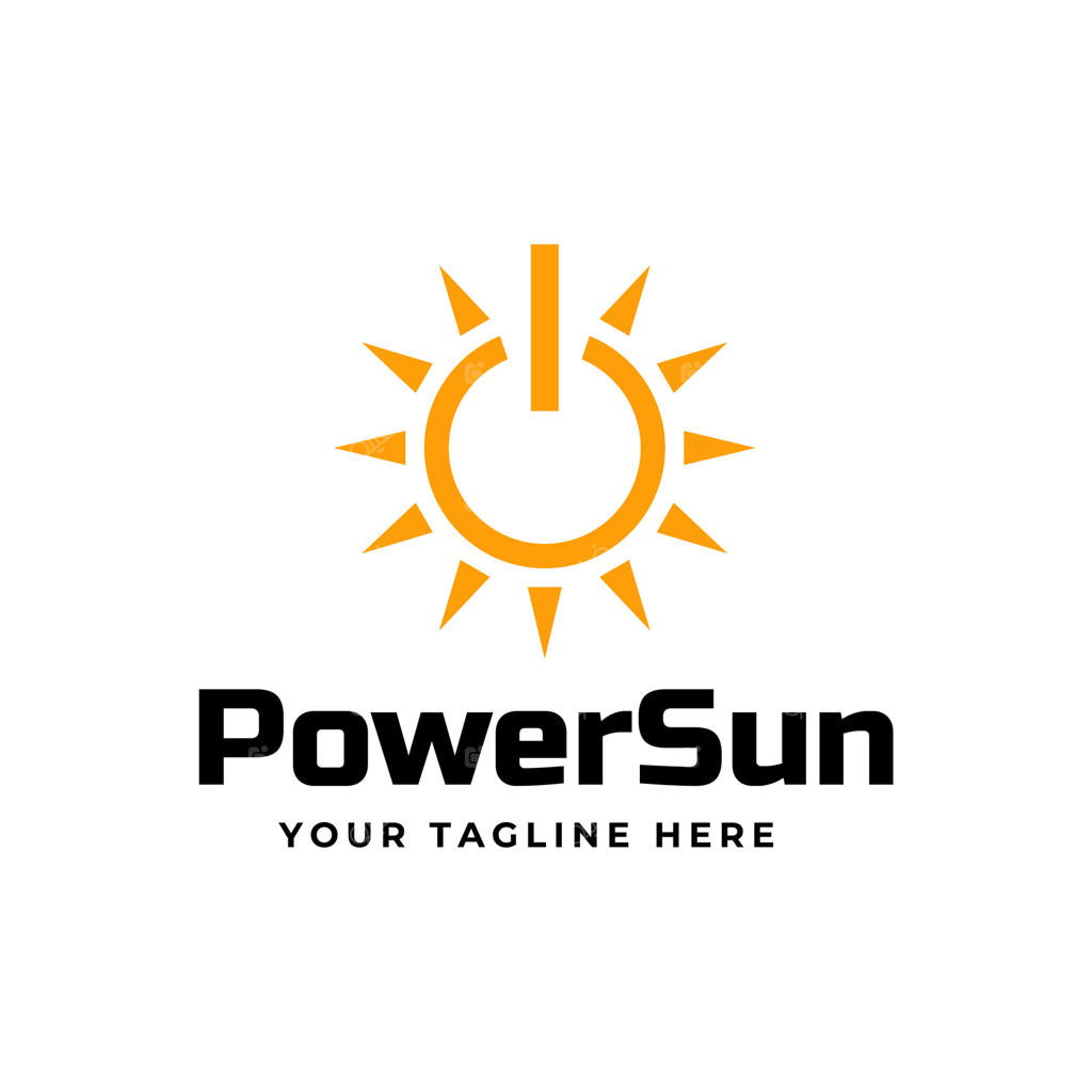 طراحی لوگو انرژی خورشیدی، لوگو قدرت خورشید