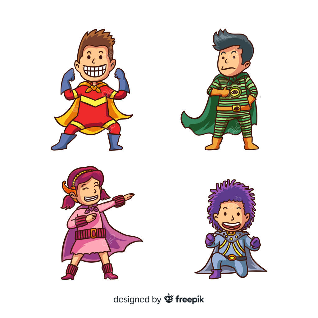 مجموعه‌ای از بچه‌های ابرقهرمان