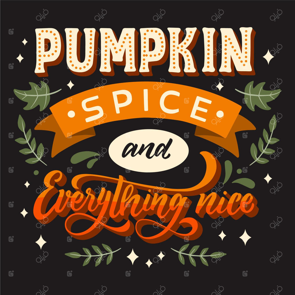 نوشته‌های دستی با طعم کدو تنبل