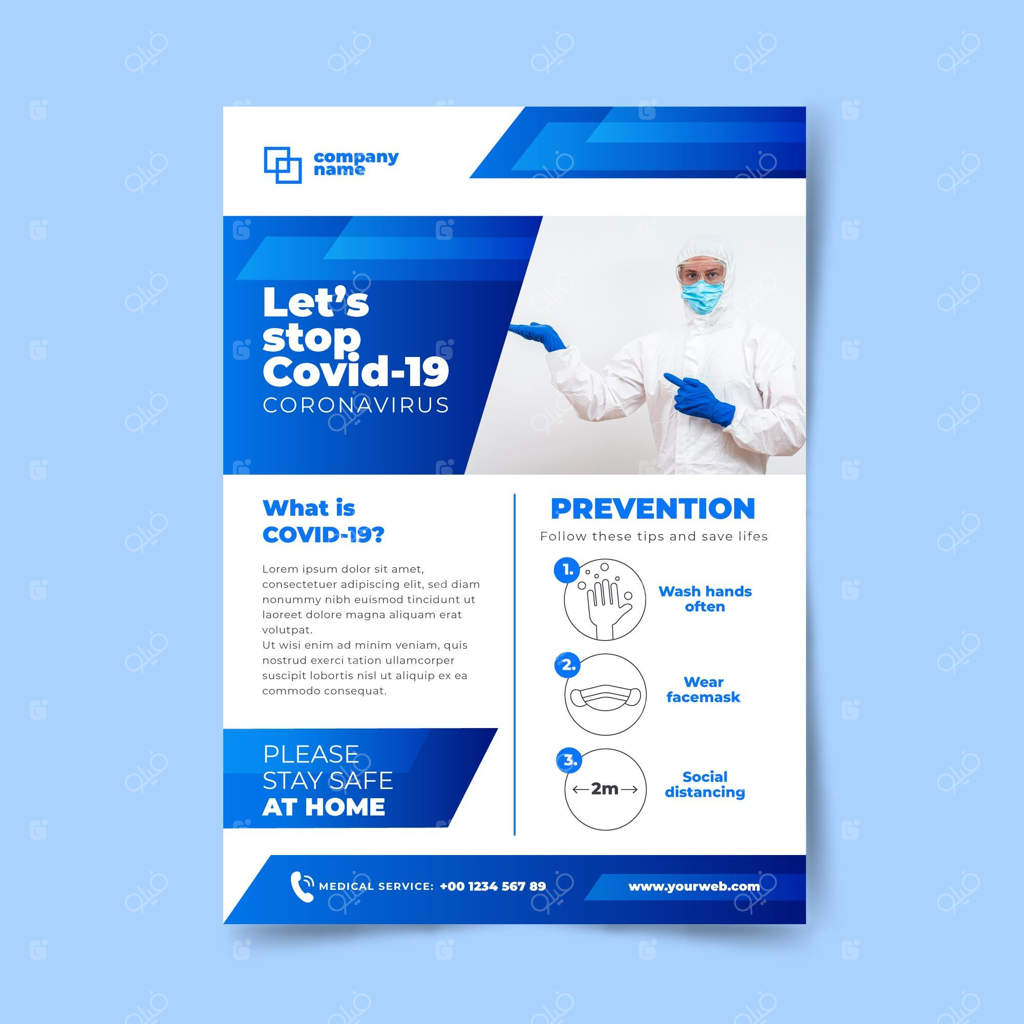 تراکت اطلاع‌رسانی درباره ویروس کرونا