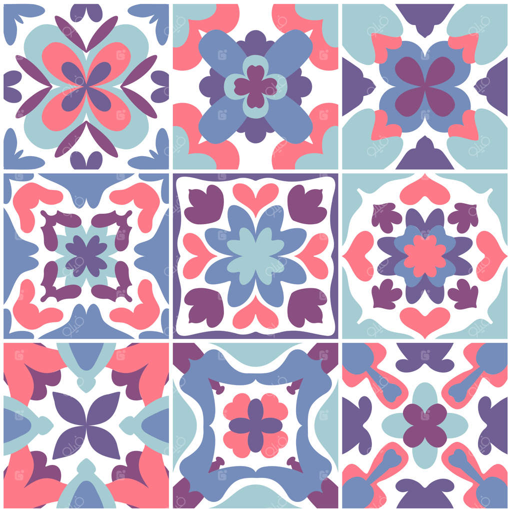 کاشی‌های سرامیکی زینتی و قدیمی