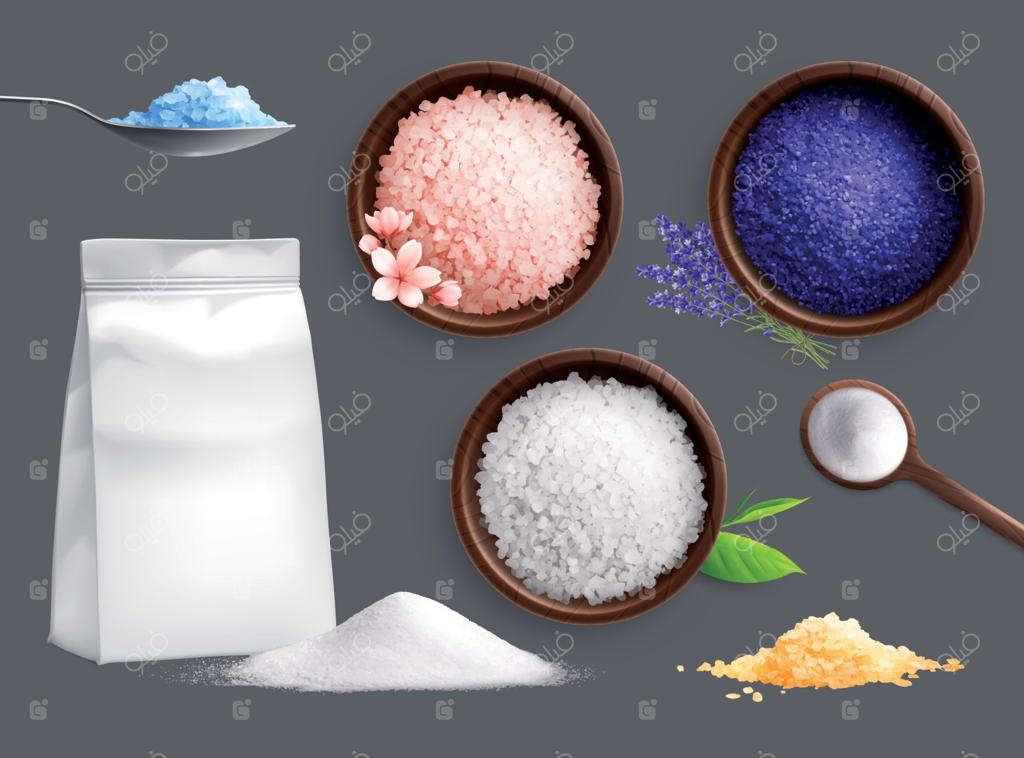 مجموعه واقعی نمک‌های آبگرم