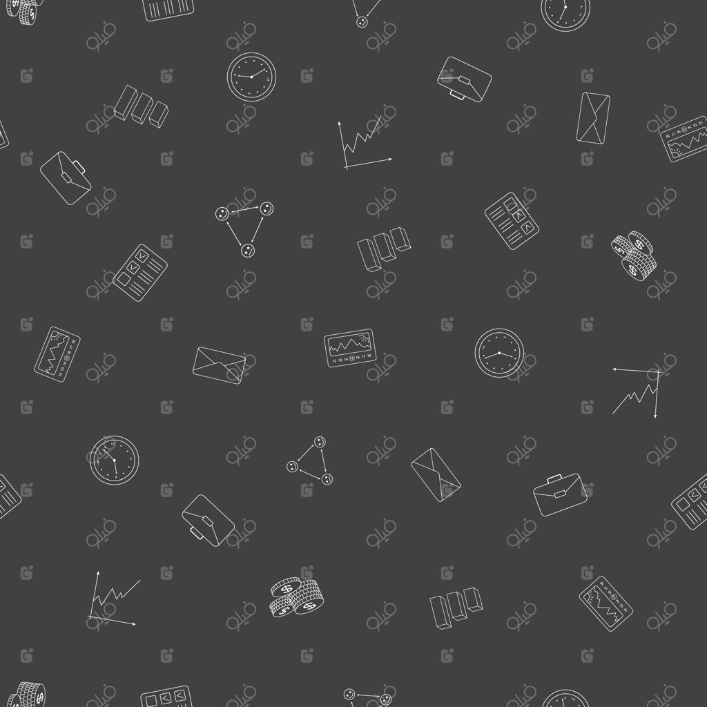 پس‌زمینه الگوی بدون درز اداری و تجاری