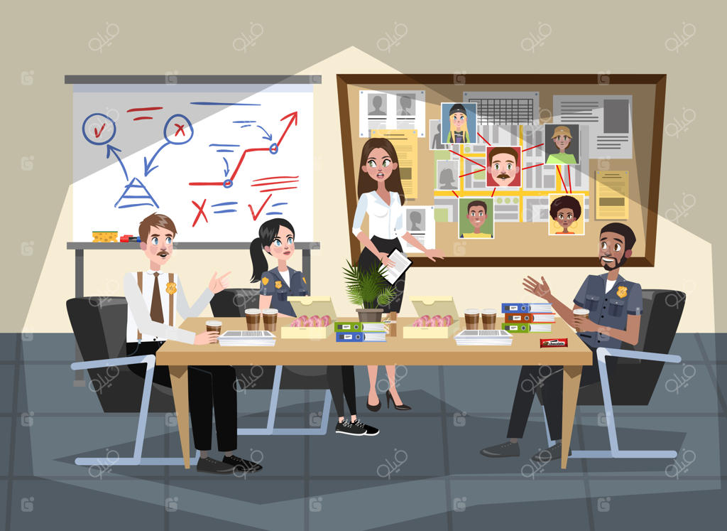 پست اینستاگرام: طراحی داخلی کلانتری و حضور یک افسر پلیس