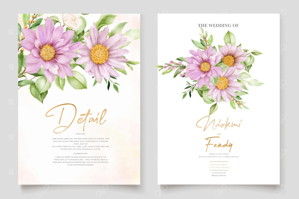 مجموعه کارت گل کاغذی با طراحی دستی گل مروارید