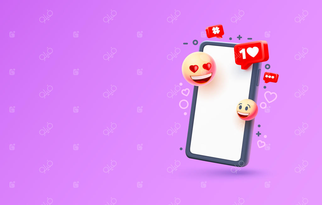 من این شبکه اجتماعی را برای ارتباط افراد دوست دارم وکتور