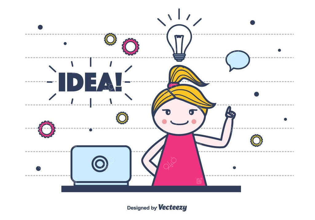 پس‌زمینه وکتوری ایده‌ها