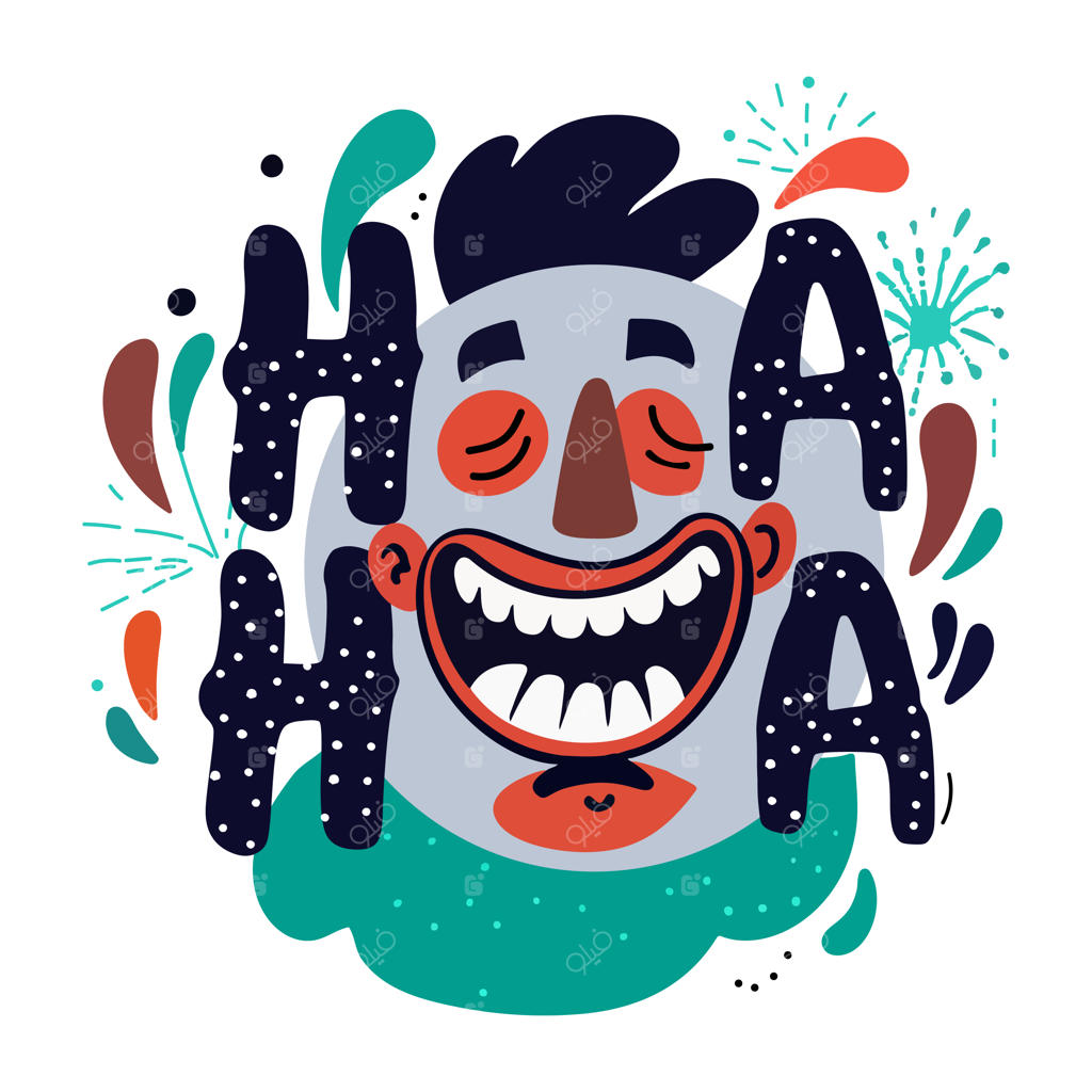 تصویر مردی با چهره‌ای شاد و پاشش آب