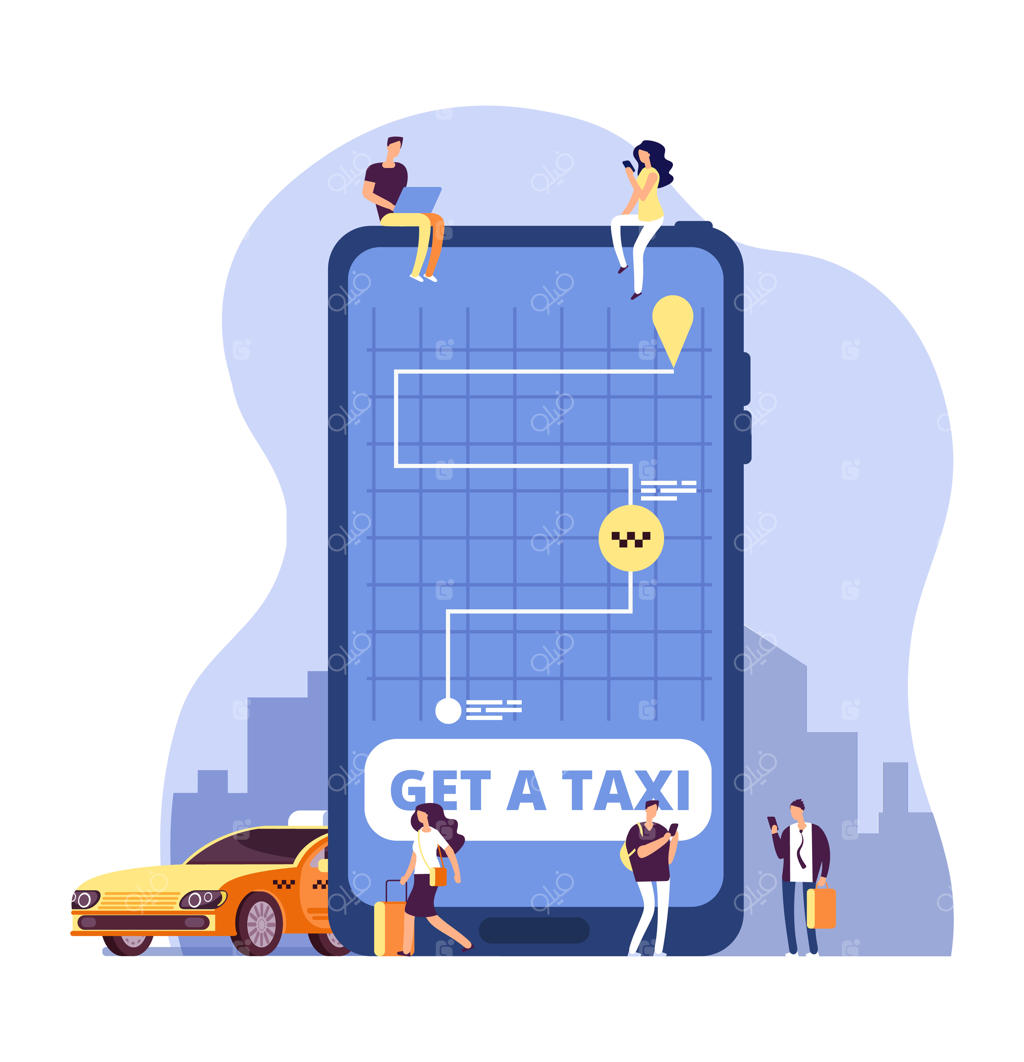 تاکسی موبایل: خدمات تاکسی آنلاین و پرداخت با اپلیکیشن تلفن هوشمند. سفارش تاکسی از طریق گوشی همراه.