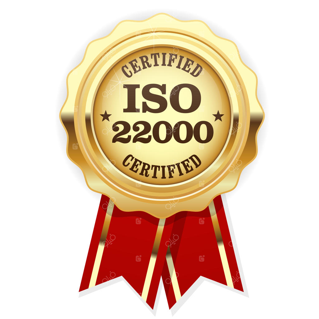 رزت دارای گواهینامه استاندارد ISO 22000 - مدیریت ایمنی مواد غذایی