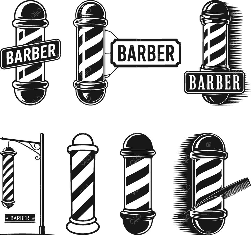 طرح سیلوئت قطب آرایشگری