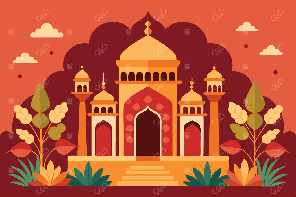 دعوتنامه عروسی در باغ مغول. هنر و طراحی، عناصر طراحی.