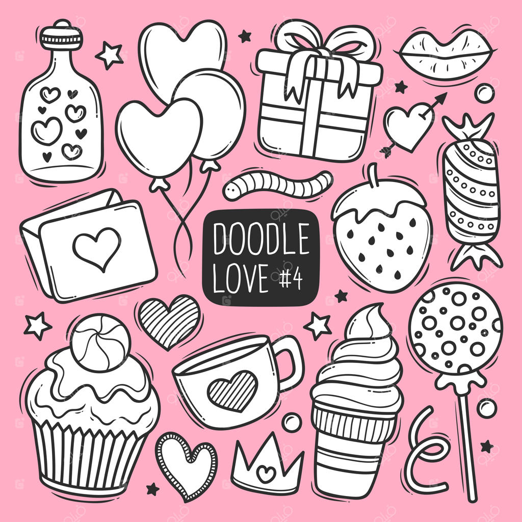 طراحی عاشقانه دستی