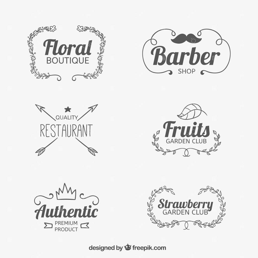 نشان‌های فروشگاه طراحی دستی