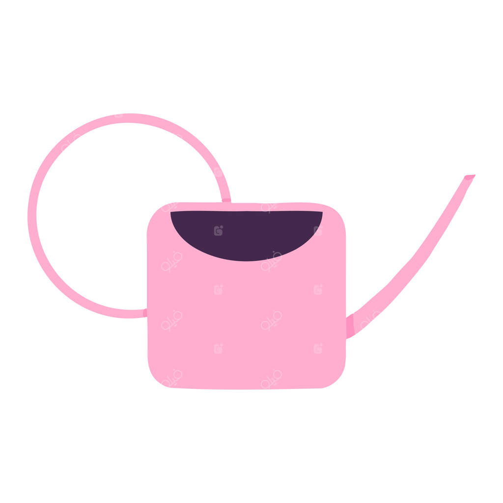 تصویر دستی آبرسان با طراحی دقیق، مناسب برای پروژه‌های باغ و طبیعت.