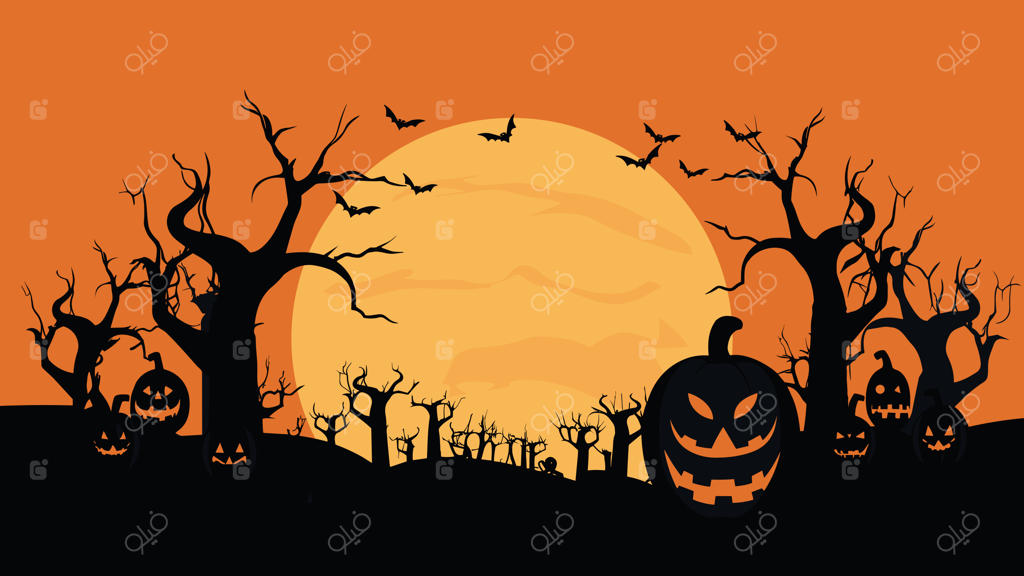 تصویرسازی وکتور کدو تنبل هالووین مبارک