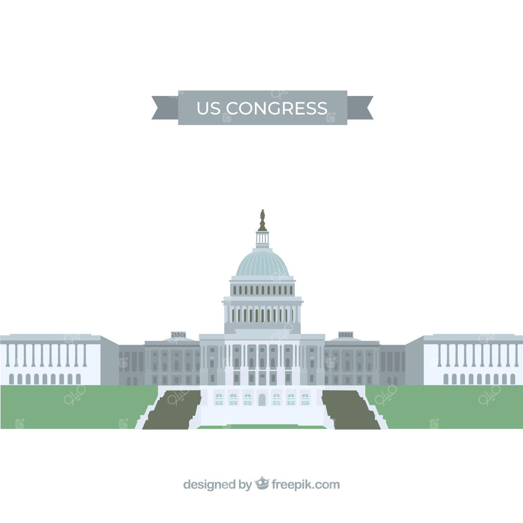 ساختمان کنگره آمریکا با طراحی مسطح