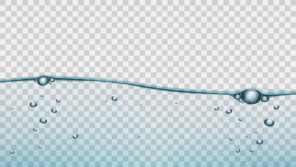 قالب پس‌زمینه شفاف با آبی زلال