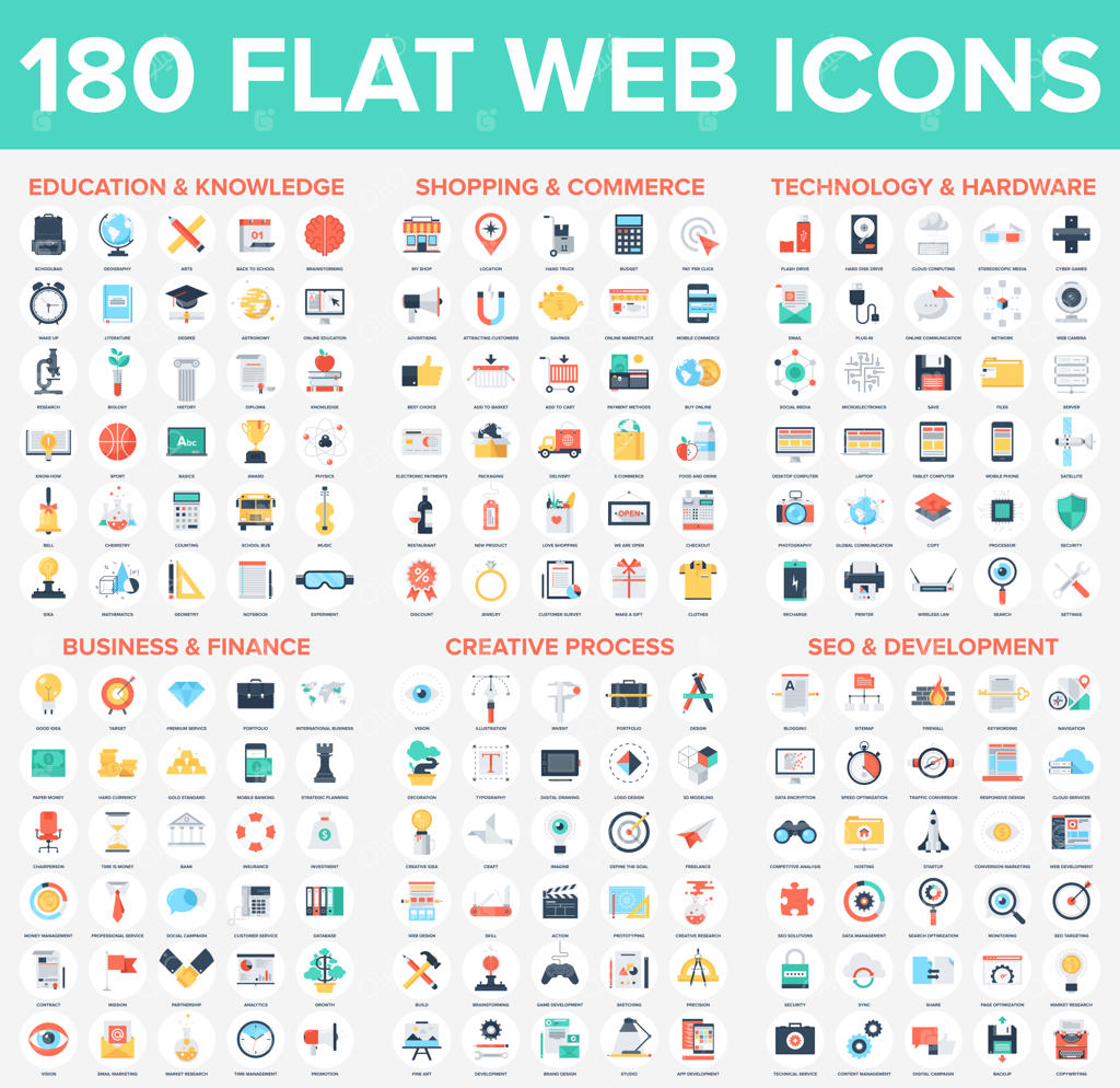 آیکون‌های وب