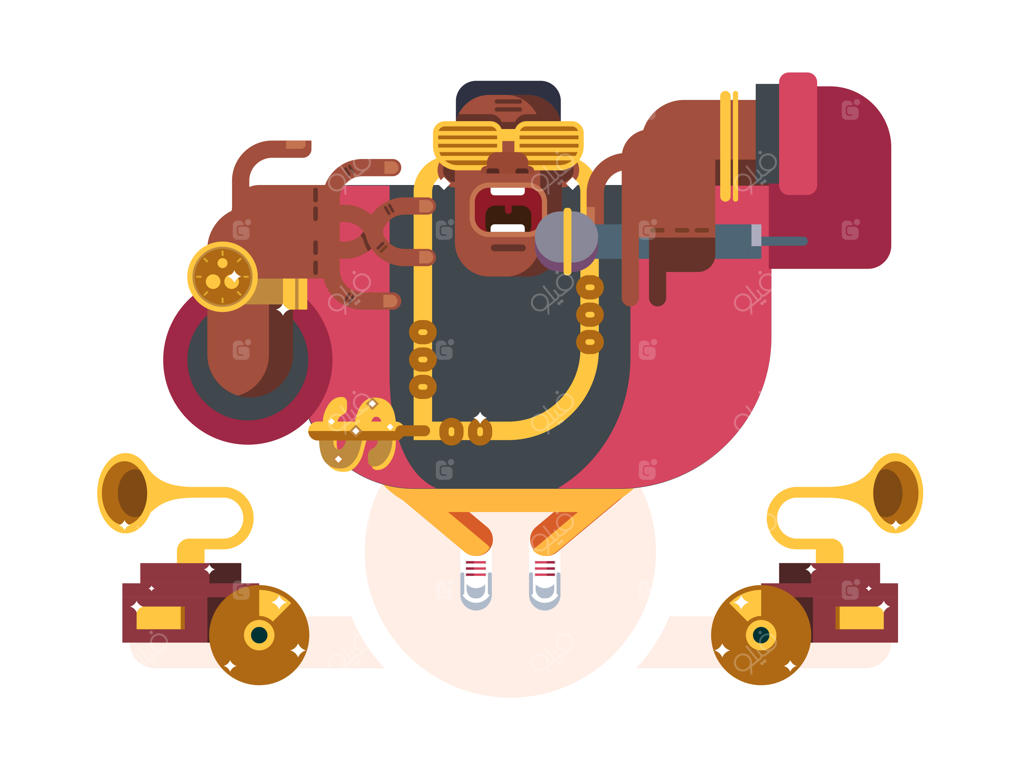 شخصیت خواننده رپ سیاه‌پوست