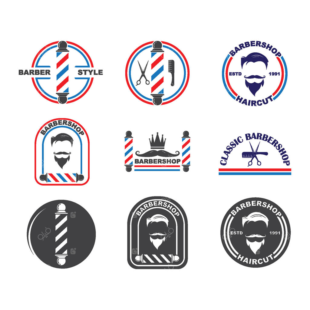 آیکون وکتور لوگوی آرایشگاه