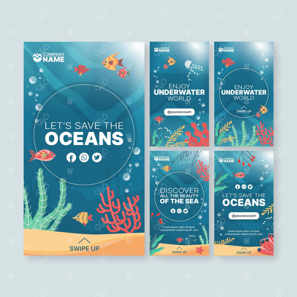 داستان‌های شبکه‌های اجتماعی درباره اکولوژی اقیانوس‌ها