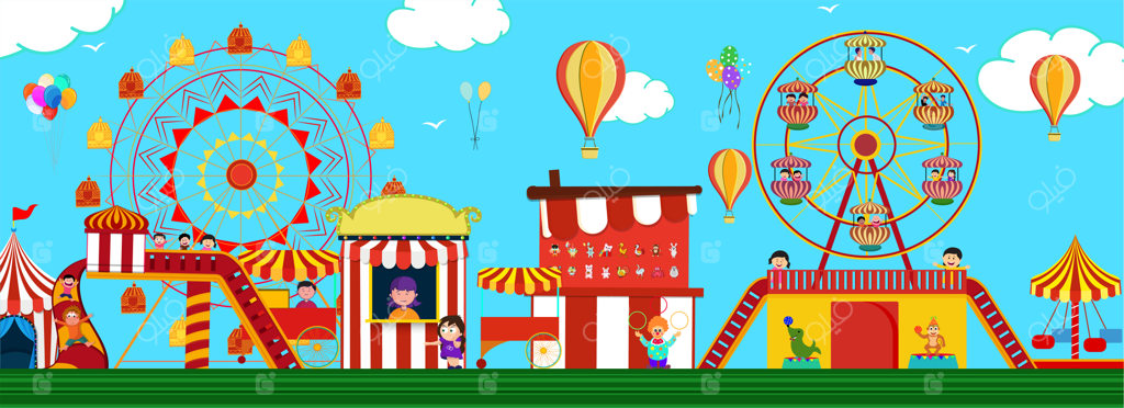 نمای شهربازی