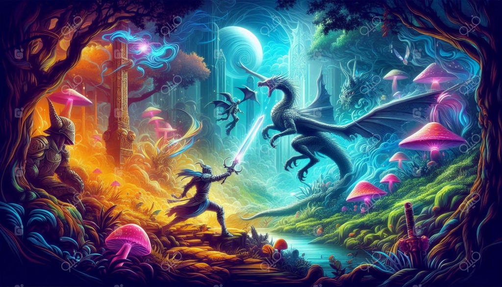 پس‌زمینه بازی با رزولوشن بالا؛ هنر دیجیتال خیره‌کننده برای تجربه گیمینگ فراگیر