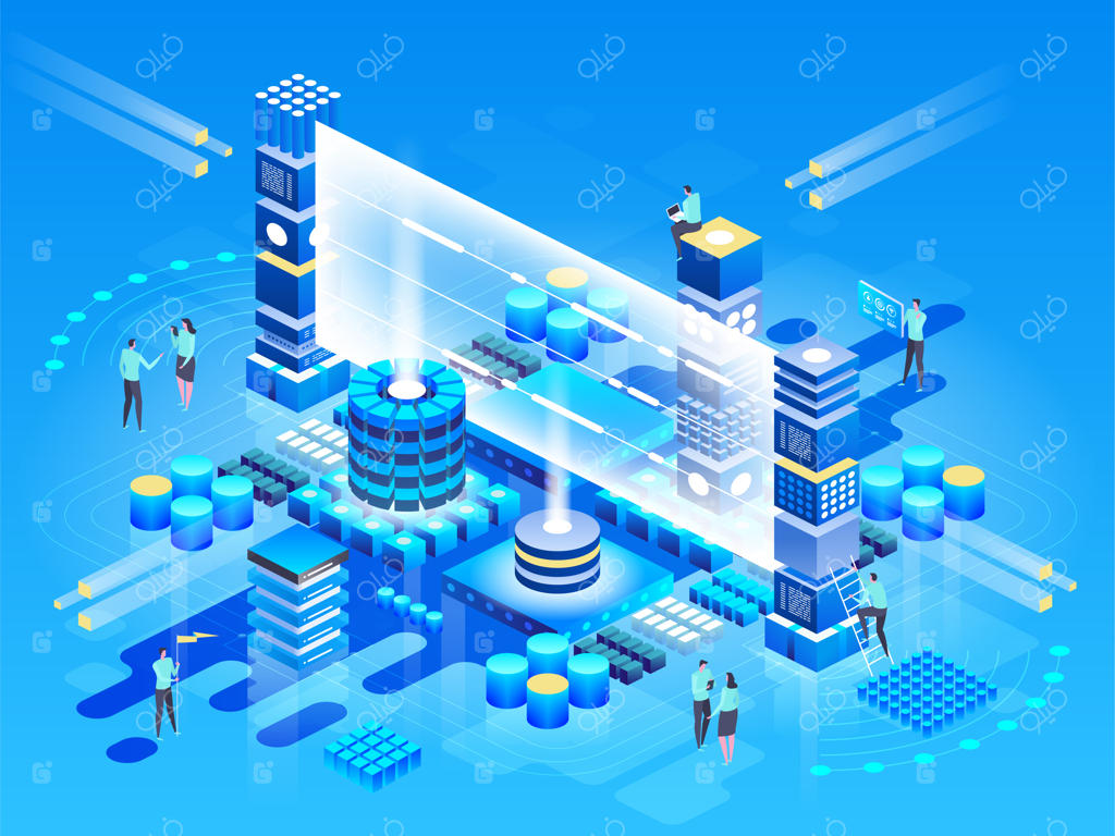 محاسبه مرکز داده‌های بزرگ، پردازش اطلاعات، پایگاه داده و مسیر‌یابی ترافیک اینترنت