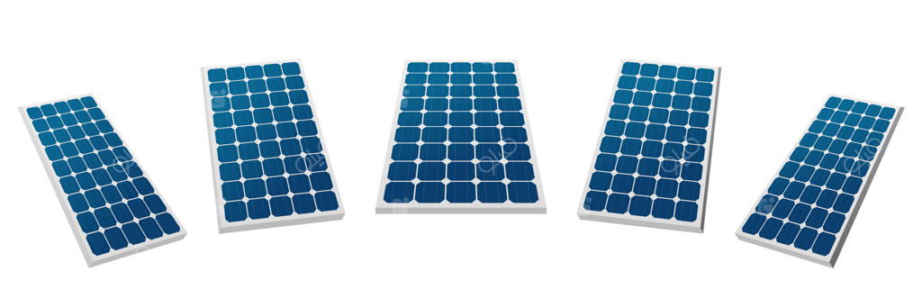 پنج پنل خورشیدی که انرژی پایدار از زوایای مختلف تأمین می‌کنند