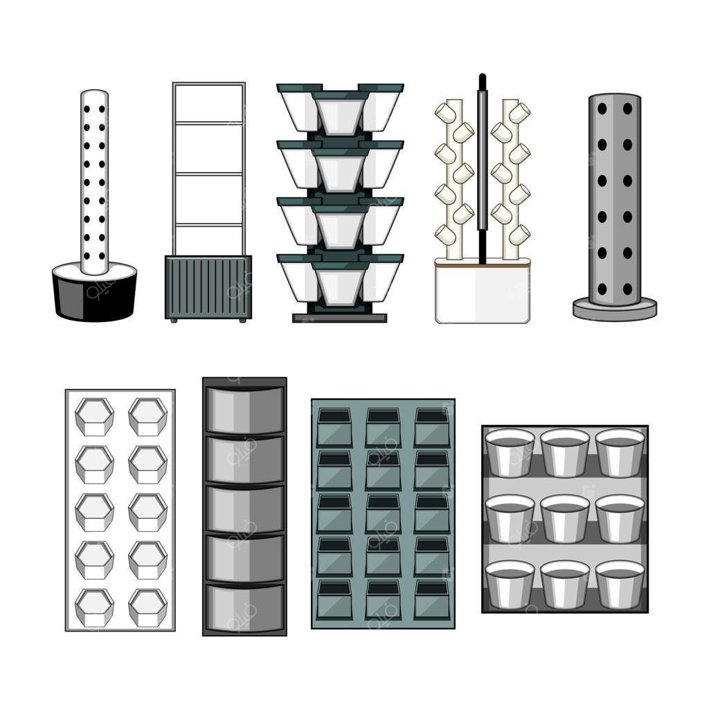 ست کارتون باغ عمودی داخلی