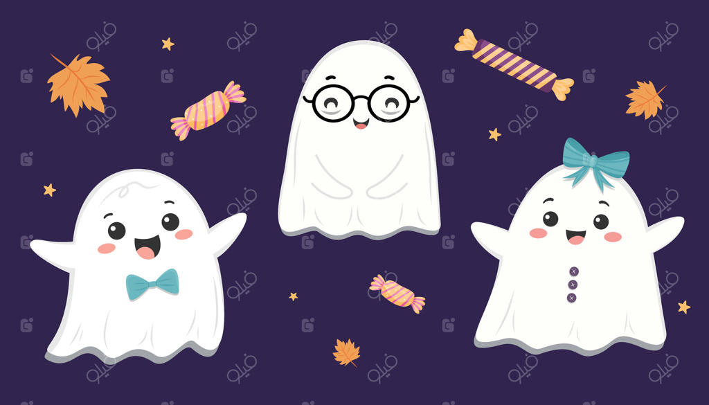 ارواح کارتونی بازیگوش برای هالووین