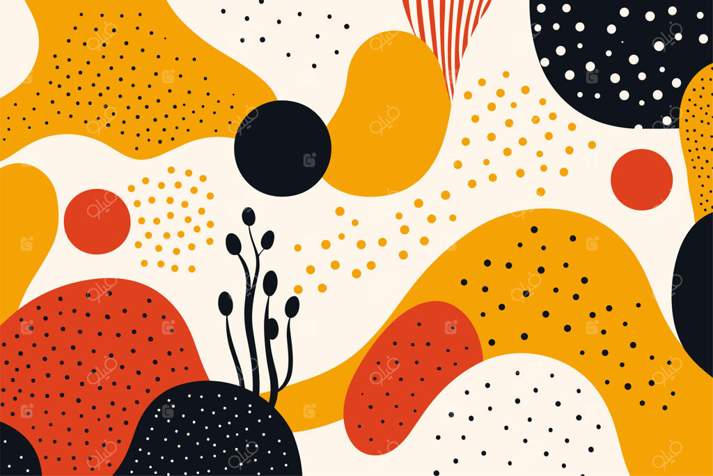 پوستر پس‌زمینه با طرح انتزاعی