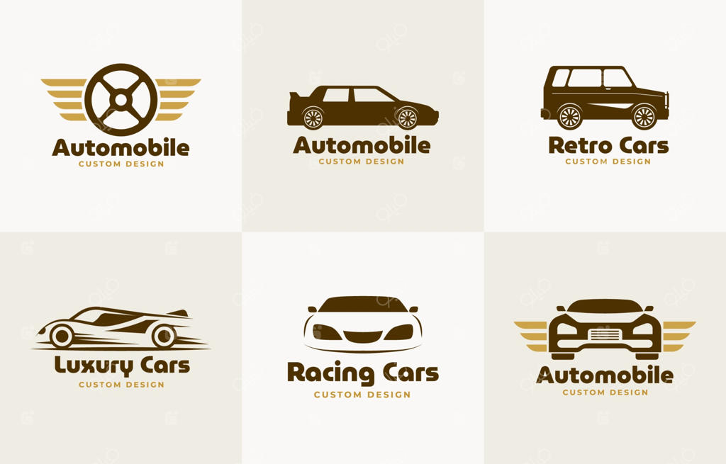 مجموعه لوگوهای خودرو یا اتومبیل