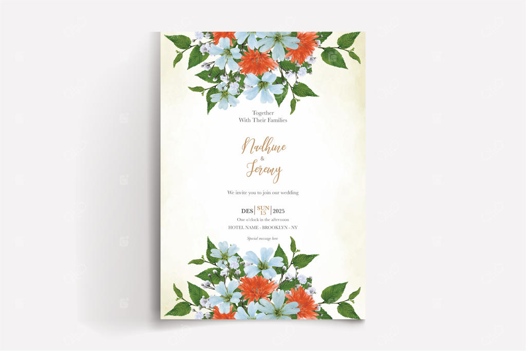 قالب‌های شاور عروس برای قاب‌بندی