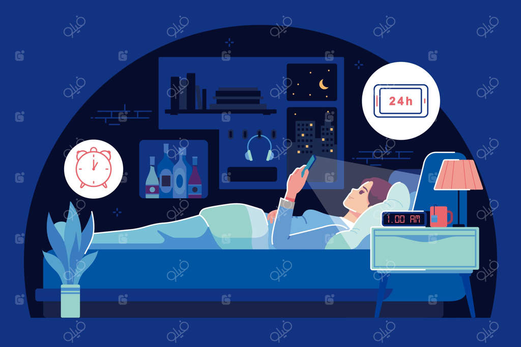 تصویری از عادت‌های نادرست هنگام استفاده از گوشی هوشمند