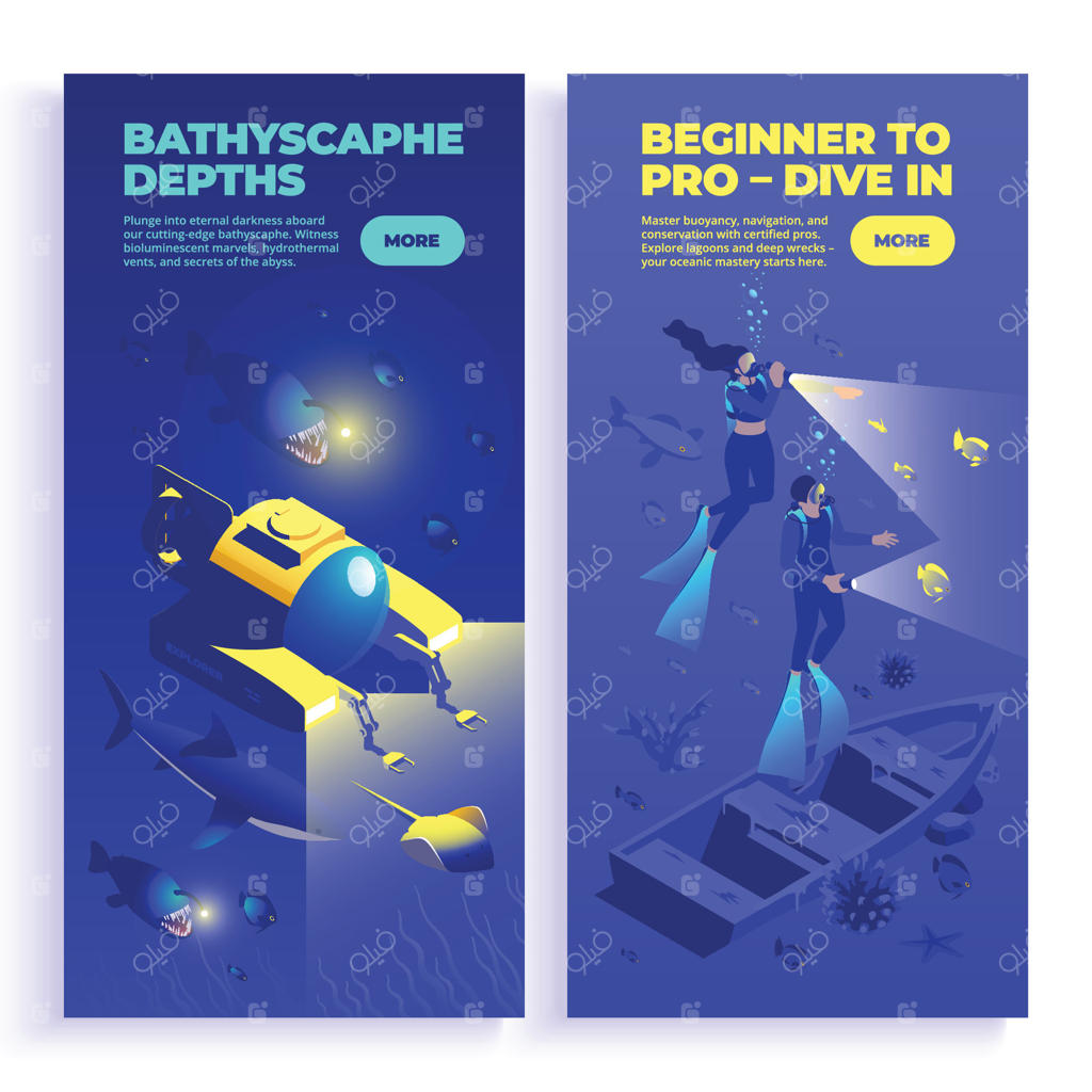 غواصی به ماجراجویی‌های زیر آب و تسلط بر مهارت‌ها در پرو وکتور