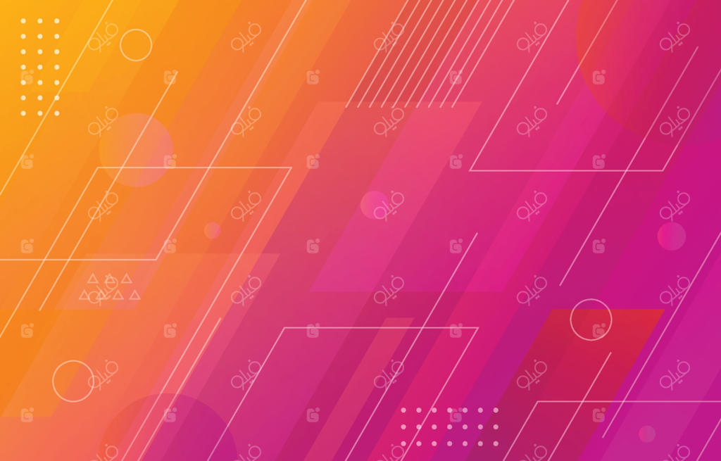 پس‌زمینه خطوط با رنگ‌های گرادیان انتزاعی