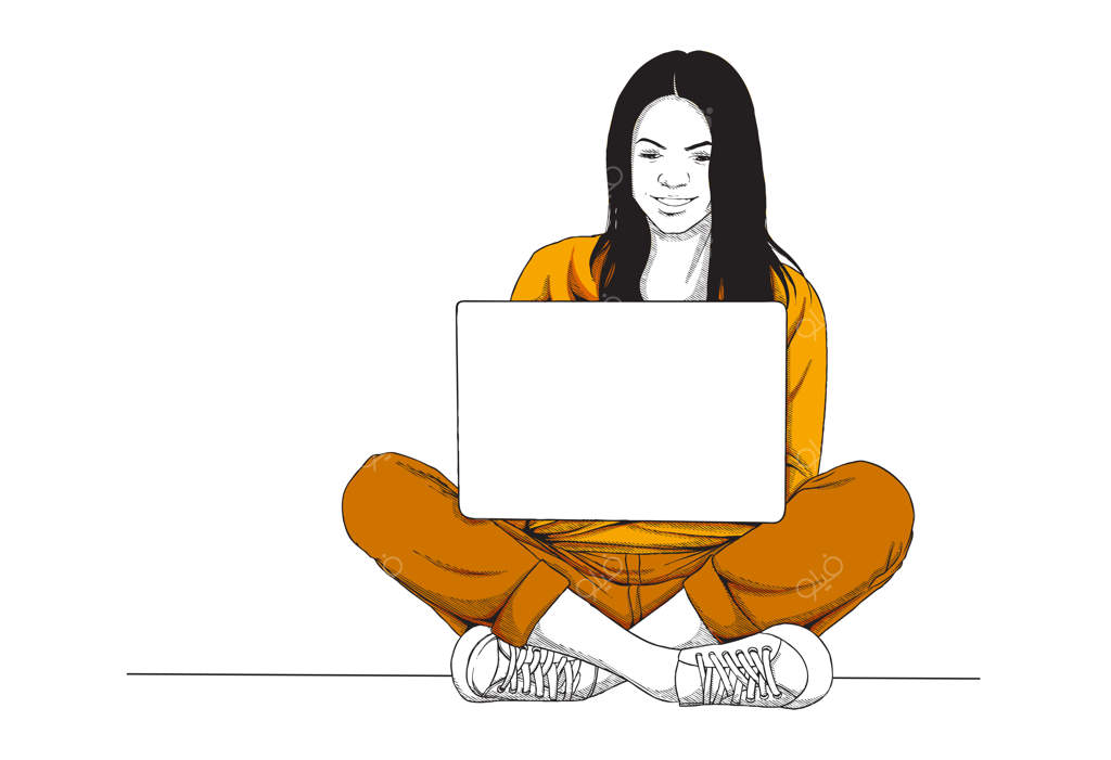 تصویرسازی دختری که در خانه کار می‌کند